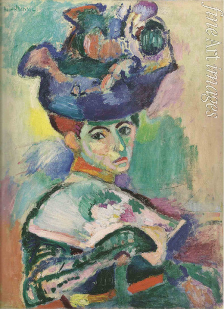 Matisse Henri - Frau mit Hut (La femme au chapeau)