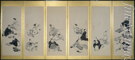 Jakuchu Ito - Die Sechsunddreißig Unsterblichen der Dichtkunst