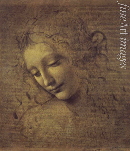 Leonardo da Vinci - Head of a Woman (La Scapigliata)