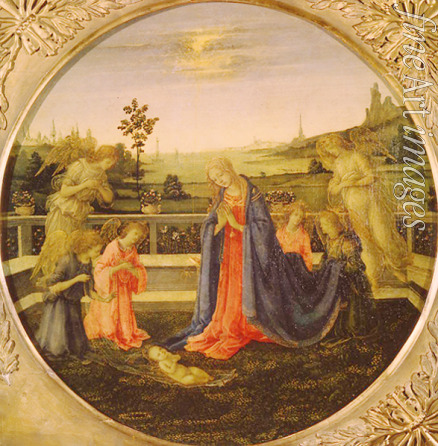Lippi Filippino - The Adoration of the Christ Child