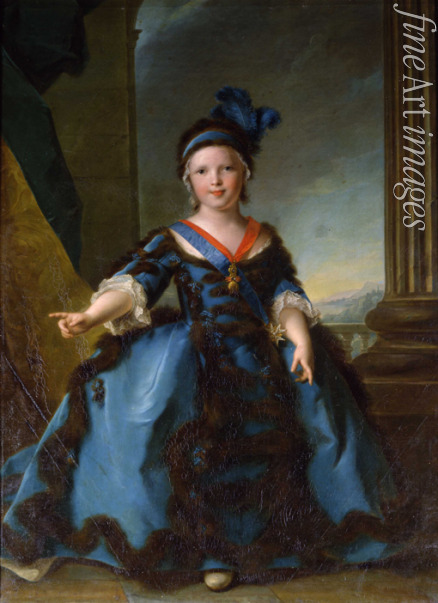 Nattier Jean-Marc - Porträt von Prinz Louis Joseph Xavier von Bourbon, Herzog von Burgund (1751-1761)