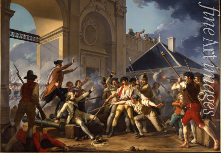 Le Barbier Jean-Jacques-François - Der Heldenmut des jungen Désilles in der Affäre von Nancy am 31. August 1790