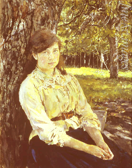 Serov Valentin Alexandrovich - Girl at the sunlight (Portrait of Maria Simonovich)