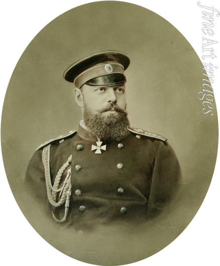 Bergamasco Charles (Karl) - Porträt des Kaisers Alexander III. (1845-1894)