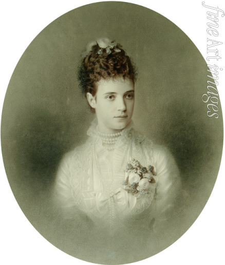 Bergamasco Charles (Karl) - Portrait of Empress Maria Fyodorovna (Dagmar of Denmark) (1847-1928)