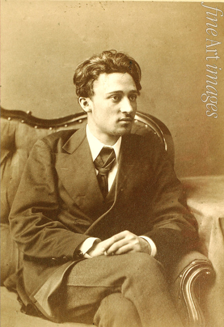 Carrick William Andreevich - Portrait of the author Vsevolod Mikhailovich Garshin (1855-1888)