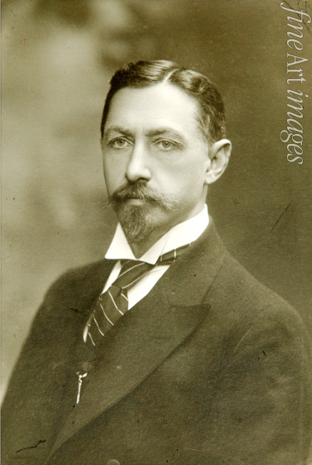 Trunow Georgi Wassiliewitsch - Porträt von Schriftsteller Iwan Alexejewitsch Bunin (1870-1953)