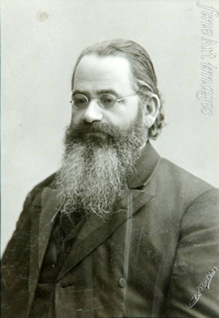 Zdobnov Dmitri Spiridonovich - Portrait of the Literary critic and Historian Semion A. Vengerov (1855-1920)