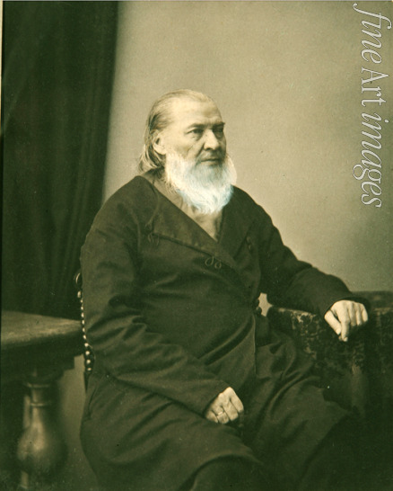 Bergner Karl August - Portrait of the author Sergey Timofeyevich Aksakov (1791-1859)