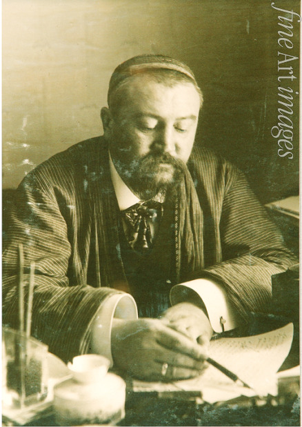 Bulla Karl Karlovich - Portrait of the author Alexander I. Kuprin (1870-1938)