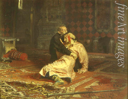 Repin Ilya Yefimovich - Ivan the Terrible and his son Ivan on Friday, November 16, 1581