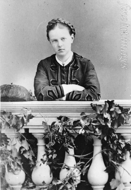 Russian Photographer - Portrait of Grand Duchess Maria Alexandrovna of Russia (1853-1920)