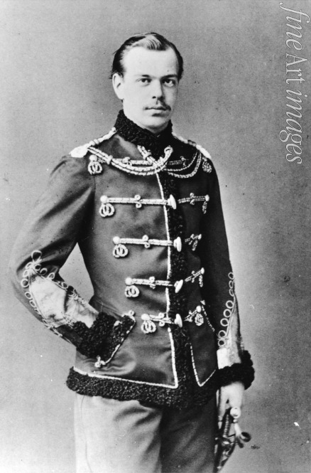 Russischer Fotograf - Porträt Großfürst Alexander Alexandrowitsch von Russland (1845-1894)