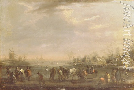 Bout Peeter - Winter landscape with skaters