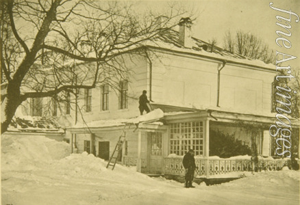 Tolstaja Sofia Andrejewna - Tolstois Haus in Jasnaja Poljana im Winter