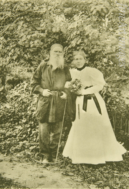 Tolstaja Sofia Andrejewna - Lew Tolstoi und Sofia Andrejewna am Hochzeitstag