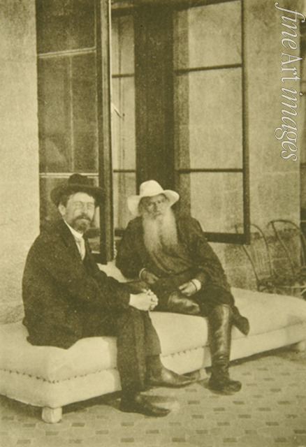 Tolstaya Sophia Andreevna - Leo Tolstoy and the Author Anton Chekhov in Gaspra