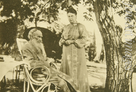 Tolstaya Sophia Andreevna - Leo Tolstoy and Sophia Andreevna in Gaspra on the Crimea
