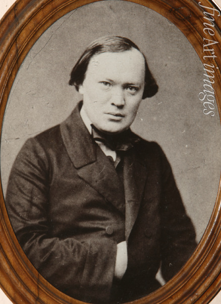 Lewizki Sergei Lwowitsch - Porträt von Dramatiker Alexander Nikolajewitsch Ostrowski (1823-1886)