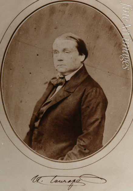 Levitsky Sergei Lvovich - Portrait of the author Ivan Goncharov (1812-1891)