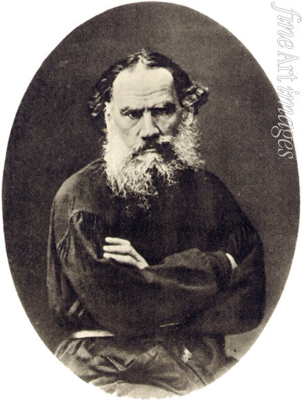 Unbekannter Fotograf - Lew Tolstoi. Moskau