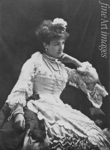 Nadar (Tournachon) Gaspard-Félix - Porträt von Sarah Bernhardt (1844-1923)