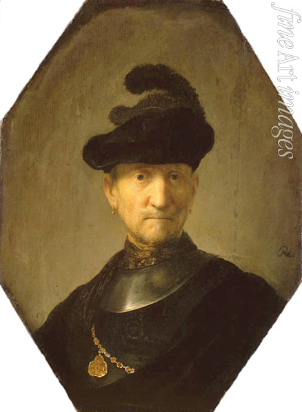 Rembrandt van Rhijn - Bildnis eines alten Kriegers