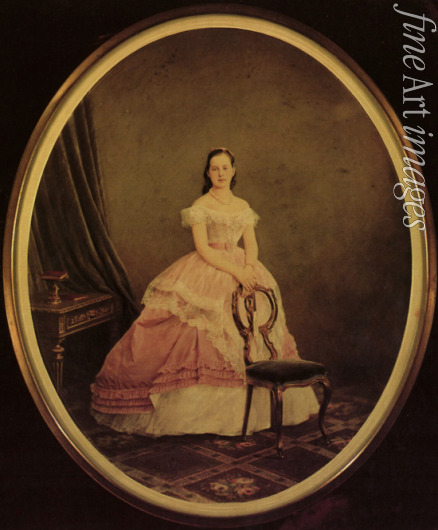 Bergamasco Charles (Karl) - Portrait of Grand Duchess Maria Alexandrovna of Russia (1853-1920), Duchess of Saxe-Coburg and Gotha