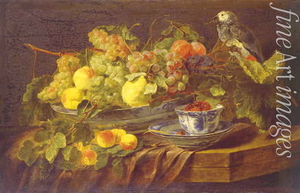Fyt Jan (Johannes) - Still Life with Fruit and Parrot