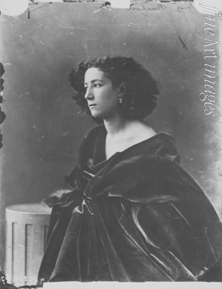 Nadar (Tournachon) Gaspard-Félix - Porträt von Sarah Bernhardt (1844-1923)
