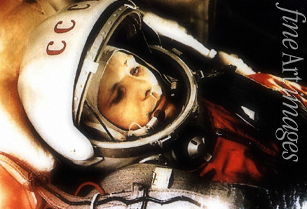 Unbekannter Fotograf - Der Kosmonaut Juri Gagarin (1934-1968), der erste Mensch im Weltraum