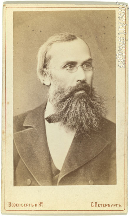 Fotoatelier Wesenberg - Porträt von Schriftsteller und Ethnograph Sergei Maximow (1831-1901)