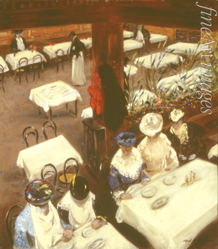 Maurer Alfred Henry - Im Café