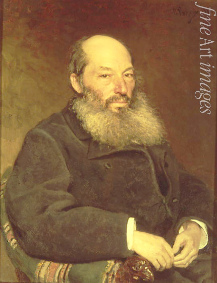 Repin Ilja Jefimowitsch - Porträt des Dichters Afanassi Fet (1820-1892)