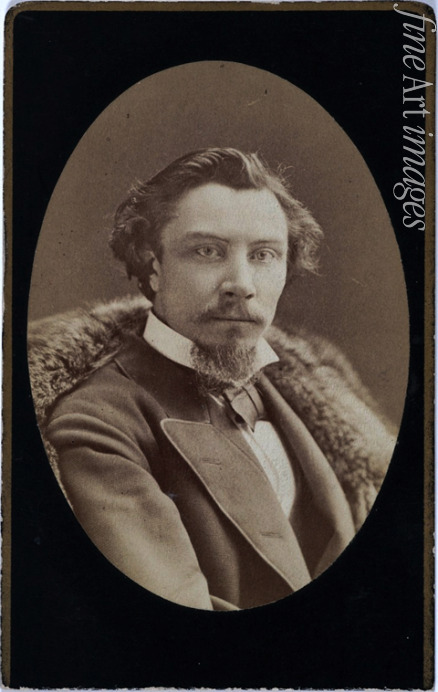 Unbekannter Fotograf - Porträt von Maler Henryk Siemiradzki (1843-1902)