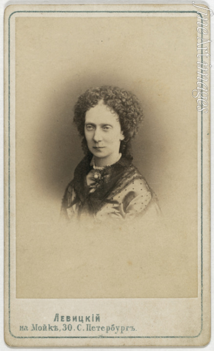 Lewizki Sergei Lwowitsch - Porträt der Kaiserin Maria Alexandrowna von Russland (1824-1880)