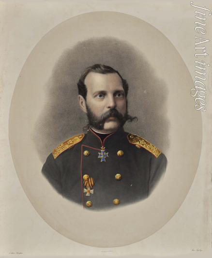 Levitsky Sergei Lvovich - Portrait of Emperor Alexander II of Russia (1818-1881)