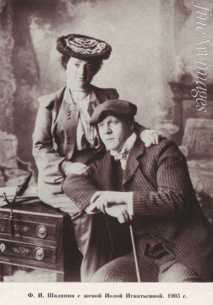 Anonymous - Feodor Chaliapin with his wife Iola