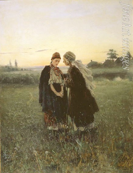 Makovsky Vladimir Yegorovich - Mother and Daughter
