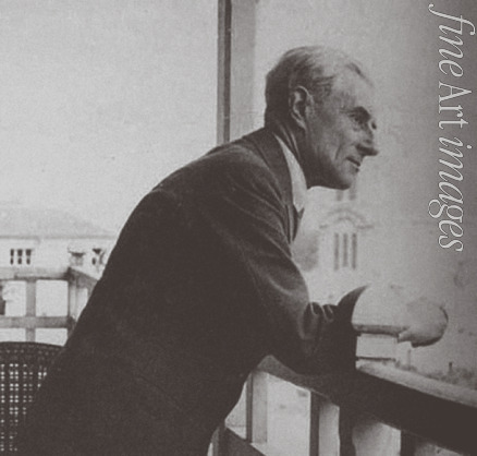 Unbekannter Fotograf - Maurice Ravel in Le Belvédère, Montfort l'Amaury