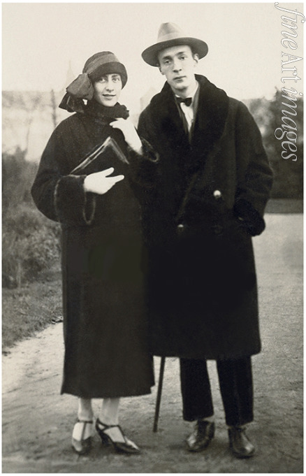Unbekannter Fotograf - Nabokow und Vera Slonim