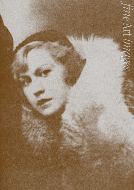 Unbekannter Fotograf - Porträt von Irina Odojewzewa (1901-1990)
