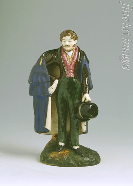 Master of the A. Safronov Factory - Dandy dressed in cloak and top-hat