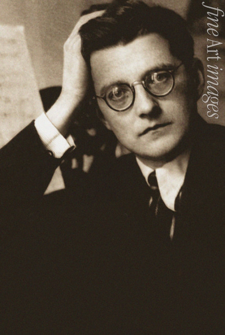 Anonymous - Portrait of the Composer Dmitri Shostakovich (1906-1975)