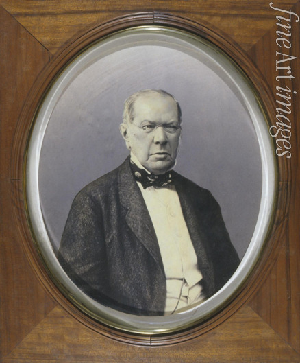 Unbekannter Fotograf - Porträt von Dichter Fürst Pjotr Andrejewitsch Wjasemski (1792-1878)