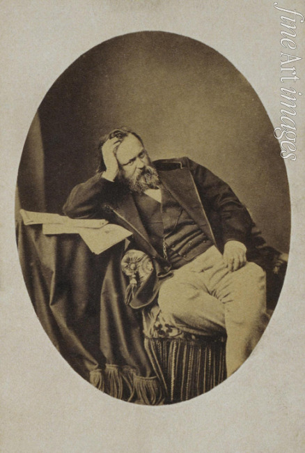Lewizki Sergei Lwowitsch - Porträt von Alexander Iwanowitsch Herzen (1812-1870)