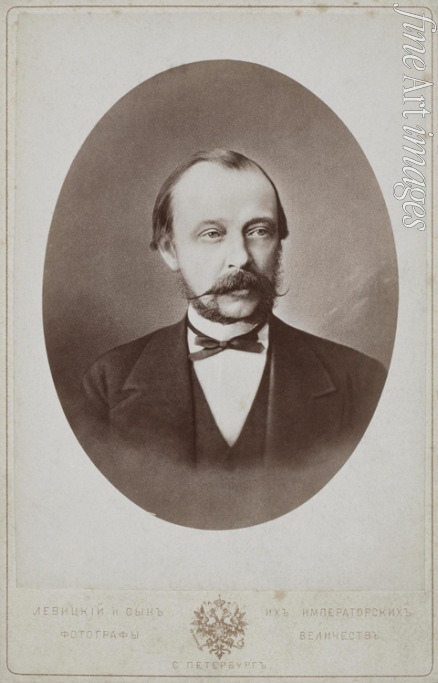 Lewizki Sergei Lwowitsch - Porträt von Dmitri Andreiewitsch Graf Tolstoi (1823-1889)