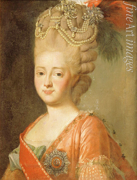 Roslin Alexander - Porträt der Zarin Maria Feodorowna von Russland (Sophia Dorothea Prinzessin von Württemberg) (1759-1828)