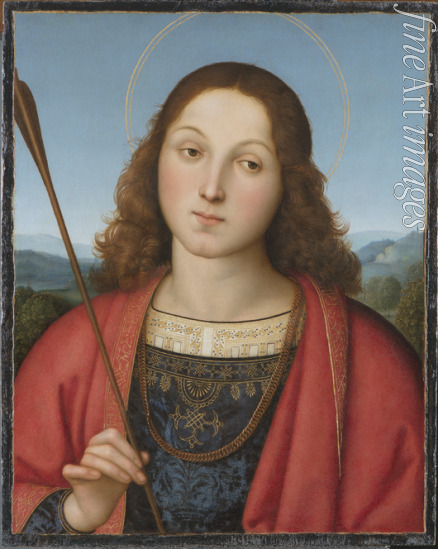 Raffael (Raffaello Sanzio da Urbino) - Der heilige Sebastian
