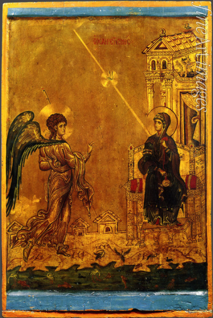Byzantine icon - The Annunciation